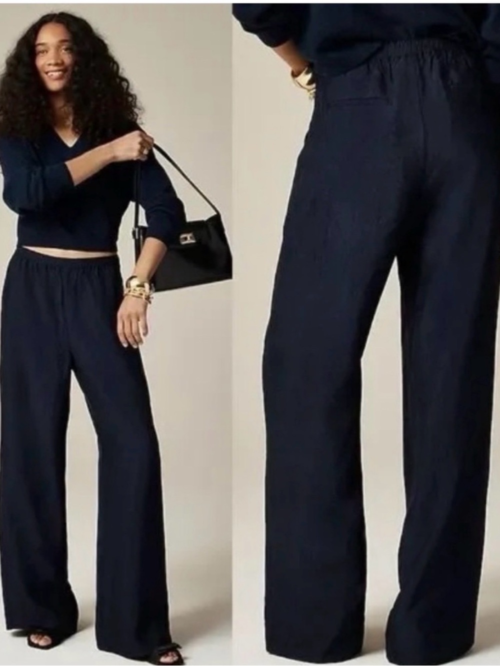 NWT J. Crew Navy Strauss Pants